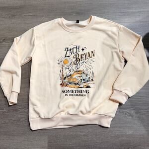 Zach Bryan Something in the Orange Sweatshirt Size 12Y New